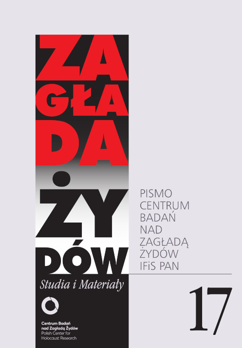 Zagłada Żydów. Studia i Materiały; nr 17/2021